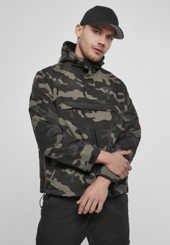 Pánská bunda Fleece Pull Over Windbreaker - darkcamo