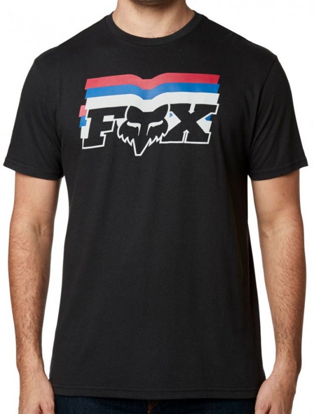 T-Shirt Fox Far Out black/red