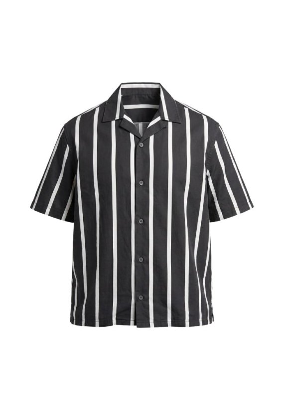 Summer Stripe Resort Shirt black/white XL - black/white