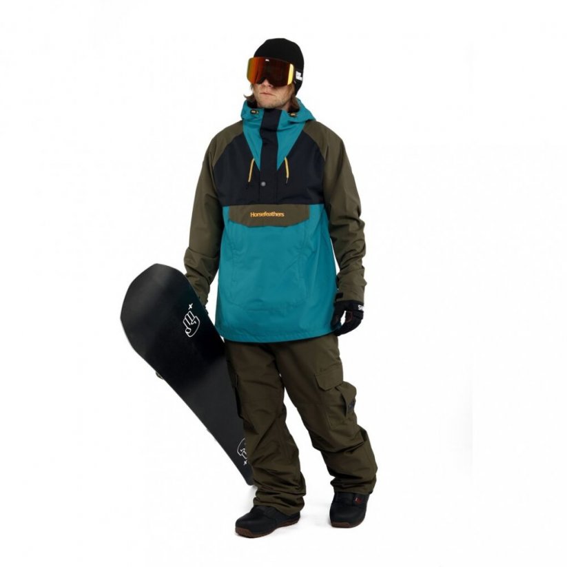Modrá snowboardová pánská bunda Horsefeathers Spencer