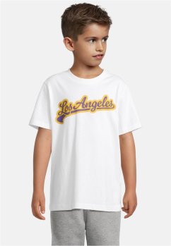 T-Shirt 2 Pack - kurzarm - Los Angeles Compton white+heathergrey 146/152