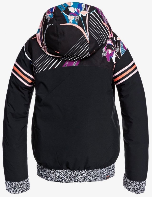 Bunda Roxy Pop Snow Meridian true black pop flowers