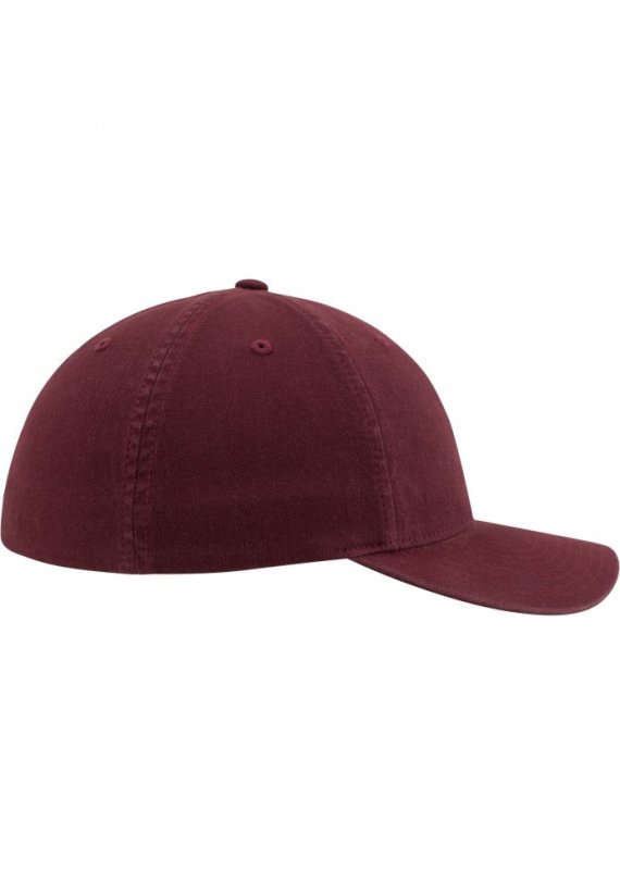 Flexfit Garment Washed Cotton Dad Hat - maroon