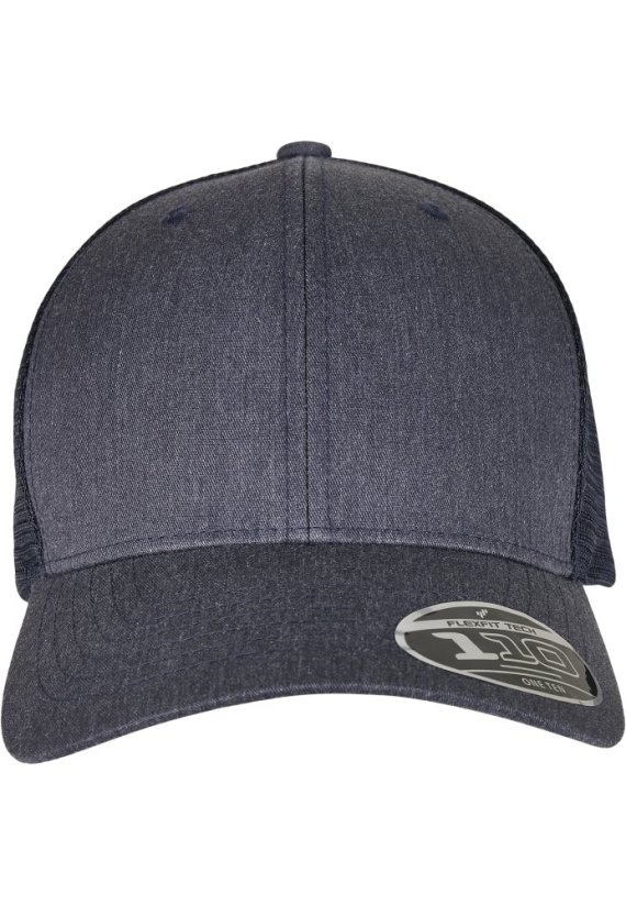 110 Flexfit Melange Trucker - heather/navy