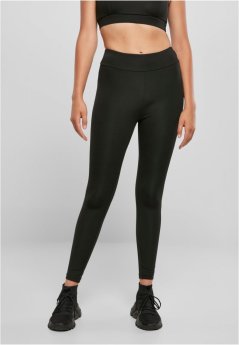 Dámské legíny Urban Classics Recycled High Waist - černé