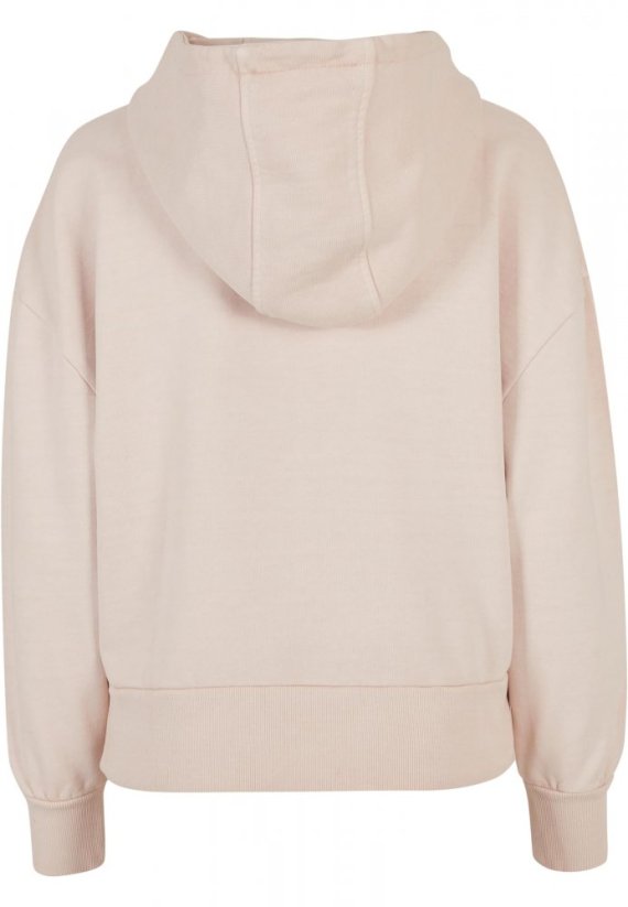 Ružová dámska mikina Urban Classics Heavy Terry Garment Dye