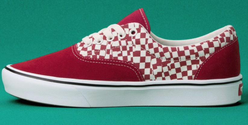 Topánky Vans Comfycush Era tear check, racing red, true white