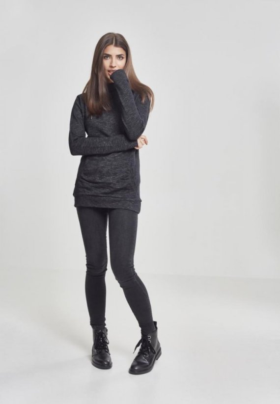 Mikina Urban Classics Ladies Slub Terry High Neck Hoody