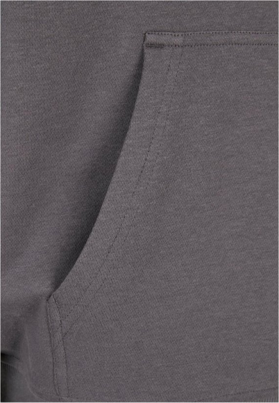 Šedá pánská mikina Urban Classics Boxy Zip