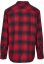 Pánska košeľa Urban Classics Oversized Checked Grunge Shirt - červená,čierna