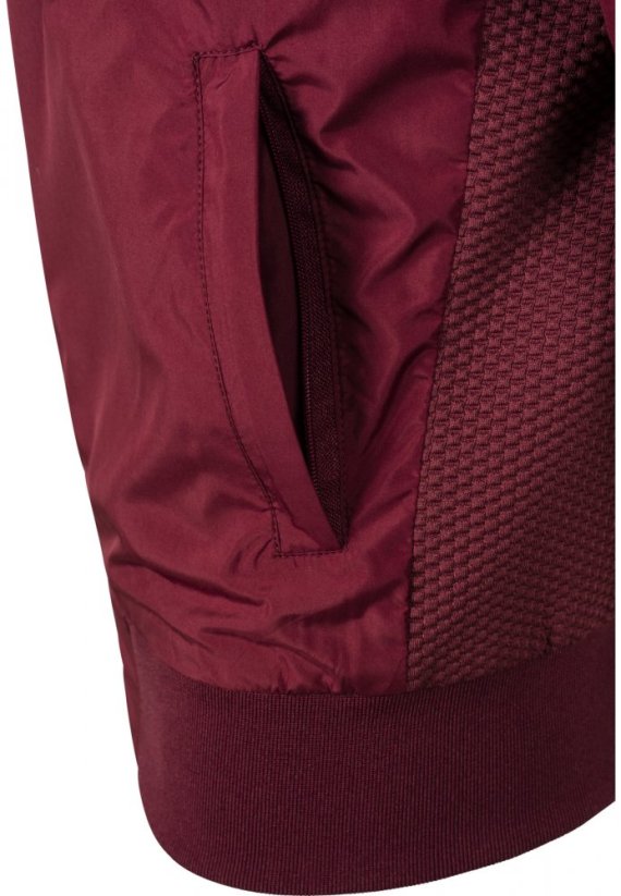 Dámská jarní/podzimní bomber bunda Urban Classics - vínová