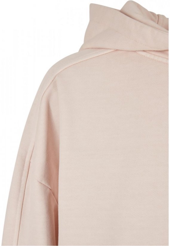 Damska bluza Urban Classics Heavy Terry Garment Dye - różowa