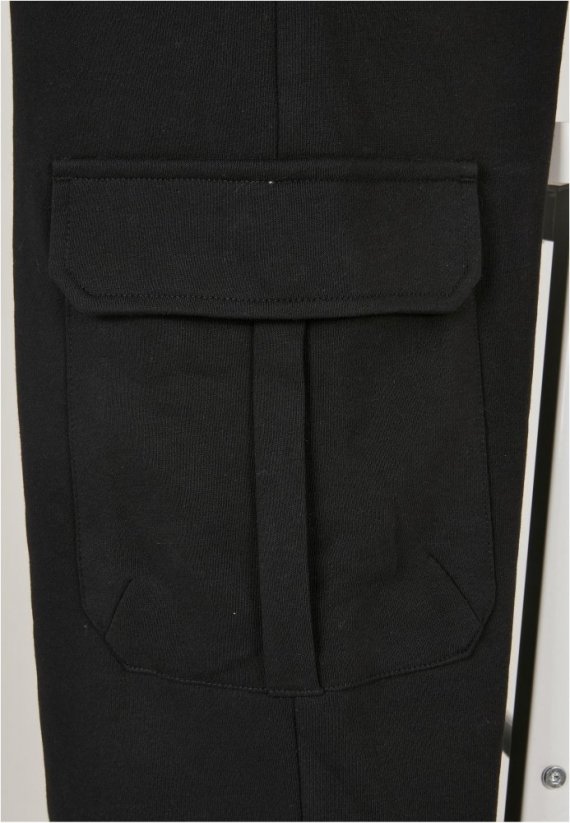 Męskie spodnie dresowe Urban Classics 90's Cargo - czarne