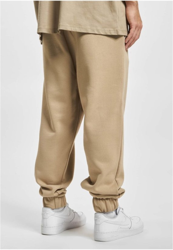 Světle hnědé pánské tepláky DEF Sweatpants - Velikost: XXL