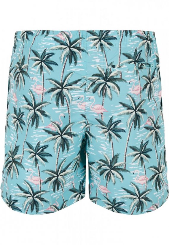 Pánské koupací šortky Urban Classics Pattern Swim Shorts - tropical bird aop