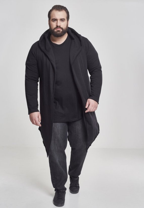 Pánsky kardigan Urban Classics Long Open Edge Cardigan - čierny