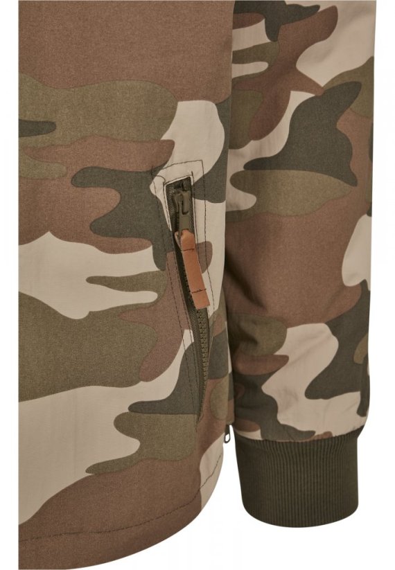 Pánská bunda Brandit Pull Over Windbreaker - wood camo