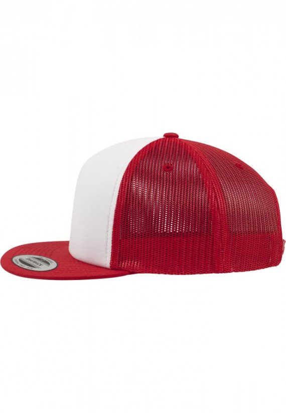Šiltovka Foam Trucker with White Front - red/wht/red