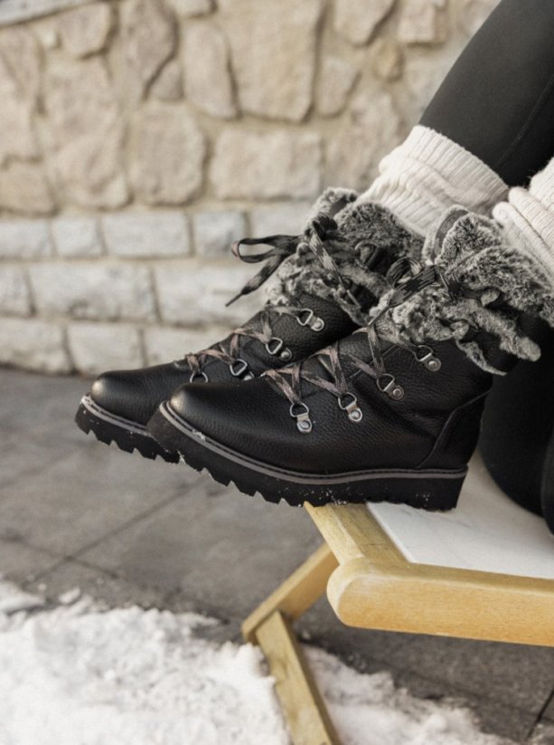 Dámske zimné topánky Roxy Brandi III - čierne