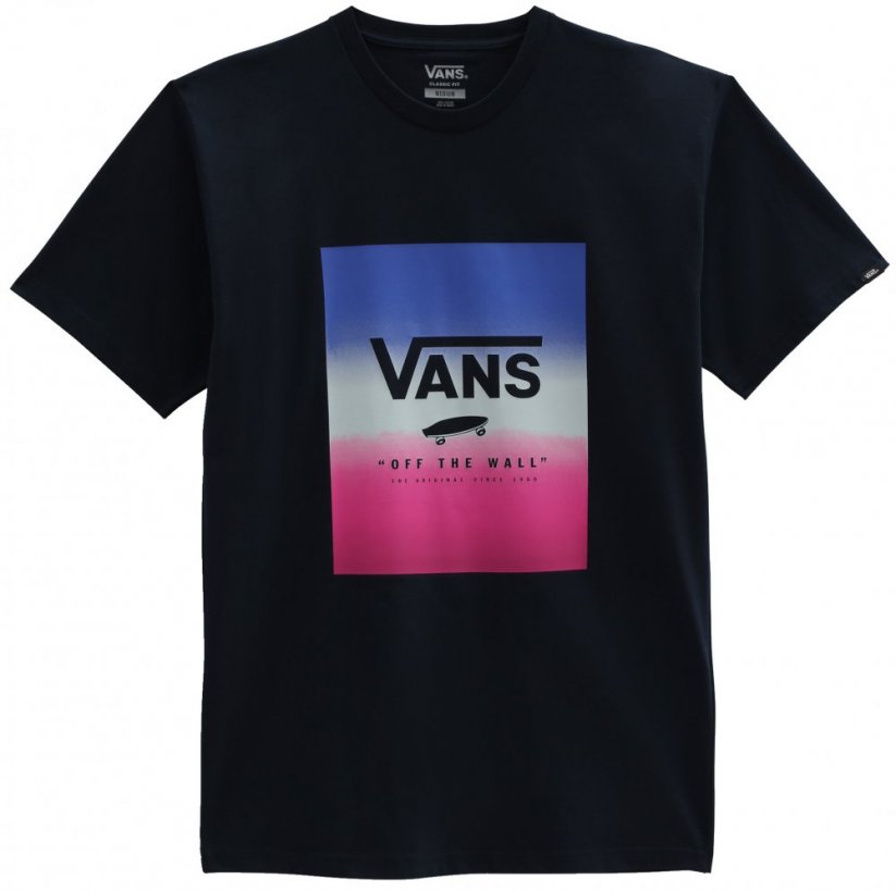T-Shirt Vans Classic Print Box navy/pink