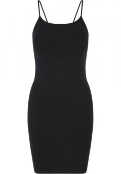 Ladies Stretch Jersey Slim Dress - black