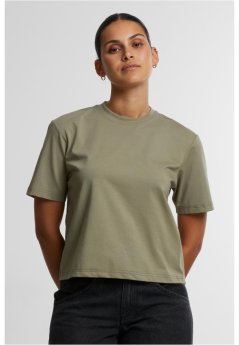 Ladies Sorona Loose Fit Tee  - paleolive