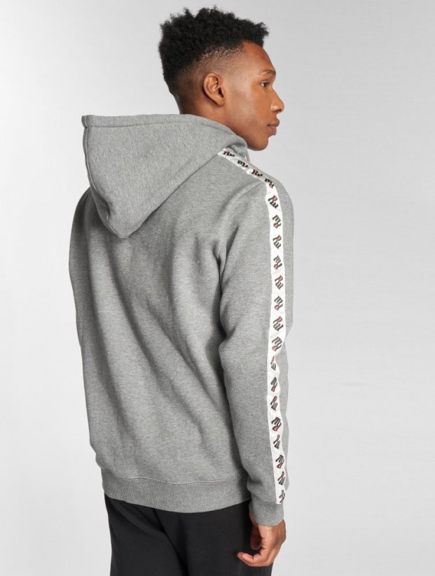 Rocawear / Zip Hoodie Stripe in grey