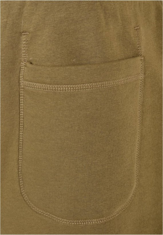 Pánské tepláky Urban Classics Basic Sweatpants - olivové