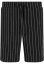 Striped Crinkle Resort Shorts offwhite/black 3XL - black/offwhite