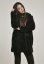 Dámský kabát Urban Classics Ladies Oversized Sherpa Coat - černý