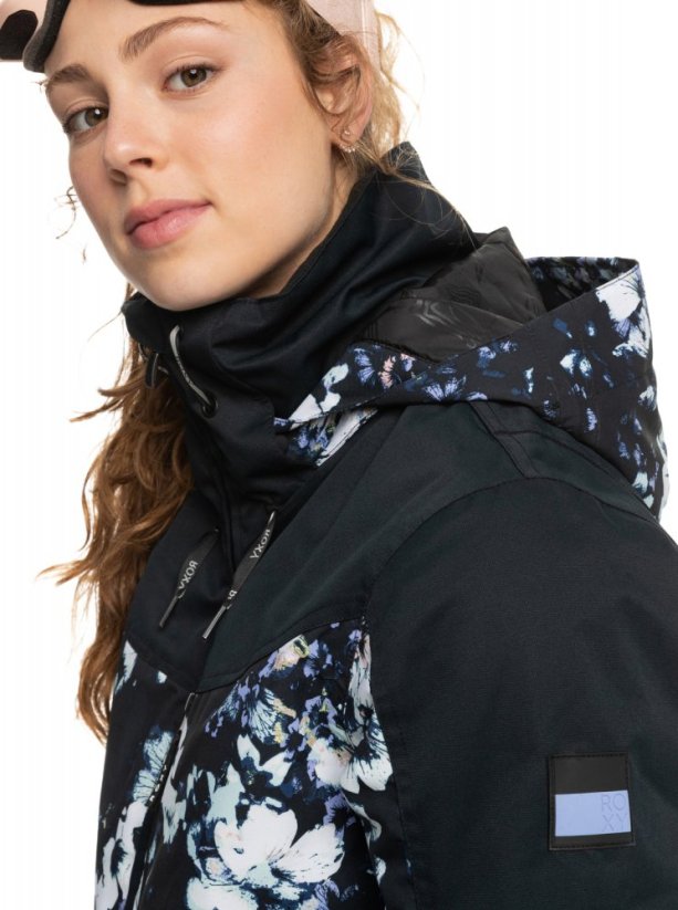 Bunda Roxy Presence kvj1 true black black flowers