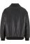 Synthetic Leather Blouson black 5XL