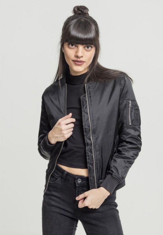 Dámská bomber bunda Urban Classics - černá