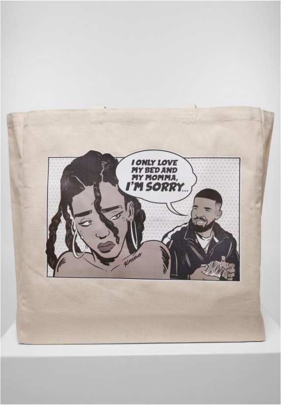 Sorry Oversize Canvas Tote Bag