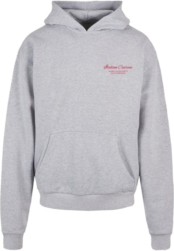 Al Dente Per Favore Oversized Hoody - grey