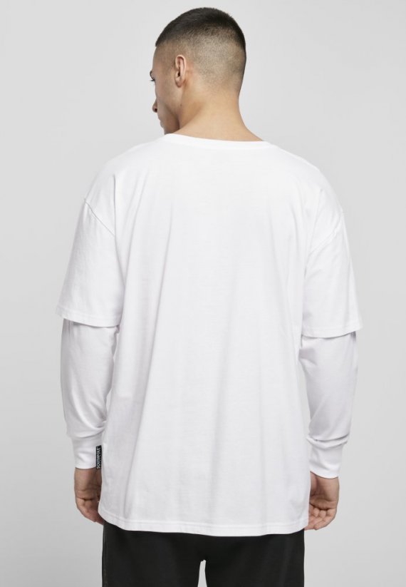 Pánske tričko Southpole Basic Double Sleeve - biele