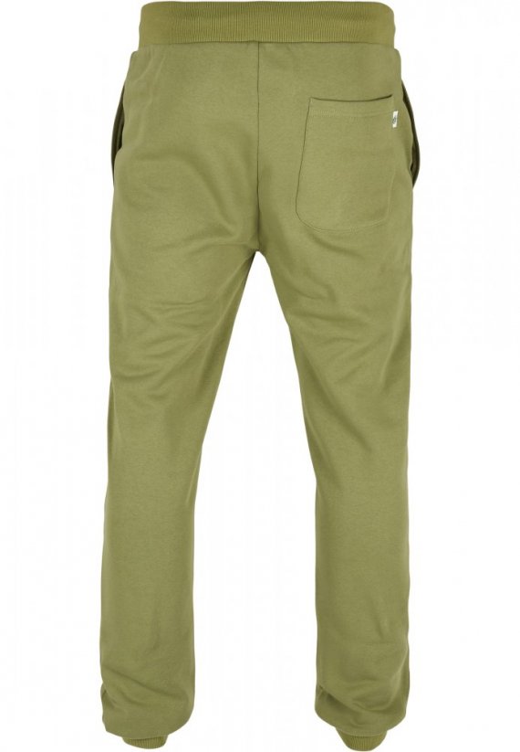 Męskie spodnie dresowe Urban Classics Organic Basic Sweatpants - zielony
