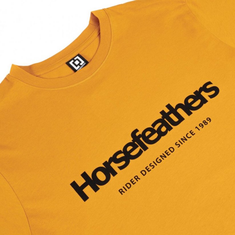 Žlté pánske tričko Horsefeathers Quarter