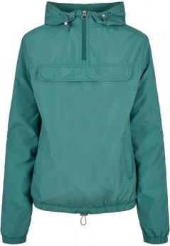Dámska jarná/jesenná bunda Urban Classics Ladies Basic Pullover - zelená