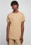 Long Shaped Turnup Tee - unionbeige