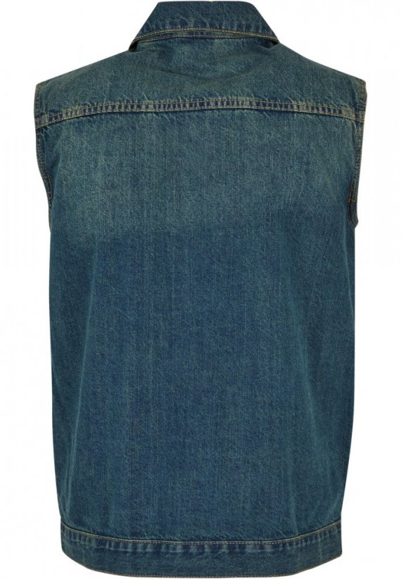 Pánská džínová vesta Urban Classics - modrá