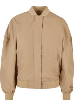 Dámská bunda Urban Classics Recycled Oversized Light Bomber - béžová