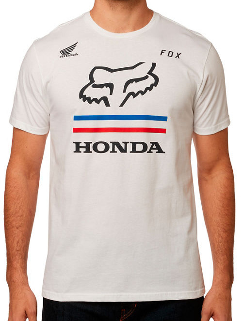T-Shirt Fox Honda opt wht