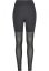 Dámské legíny Urban Classics High Waist Transparent Tech Mesh - černé