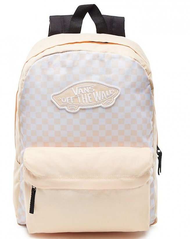 Batoh Vans Realm Backpack bleached apricot checkerboard