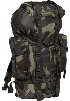 Maskáčový batoh Brandit Nylon Military 65l - tmavé camo