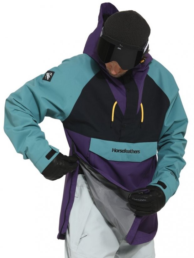 Snowboardová pánska bunda Horsefeathers Spencer violet