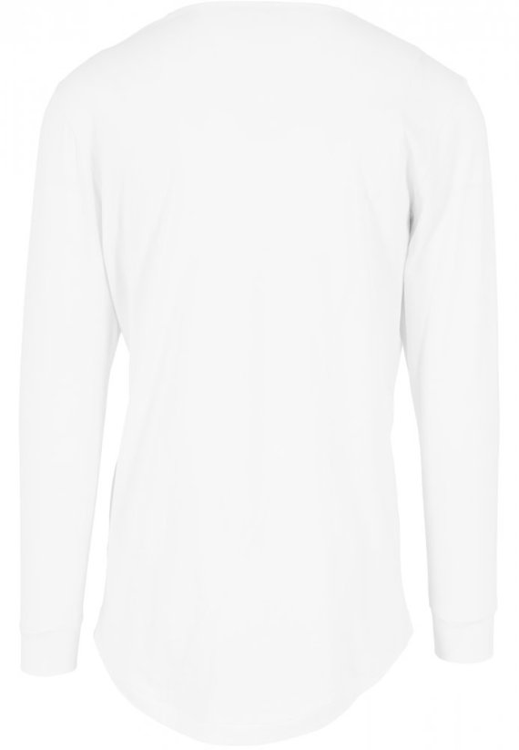 T-shirt Urban Classics Long Shaped Fashion L/S Tee - white