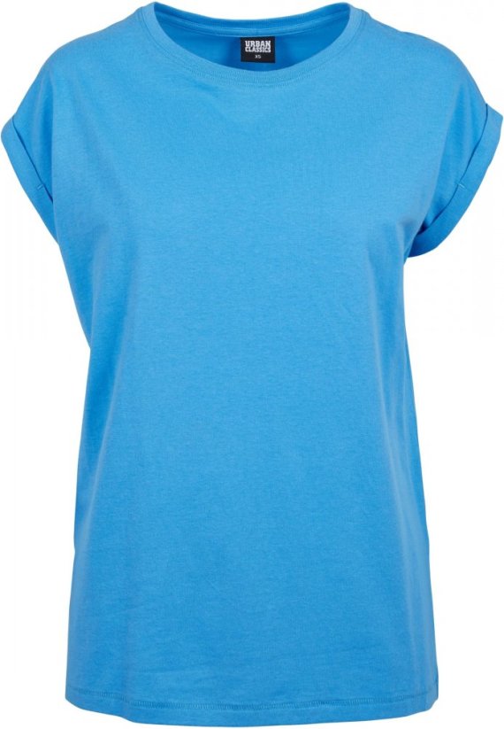 Ladies Extended Shoulder Tee - horizonblue