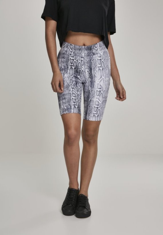 Ladies Cycle Pattern Shorts - snake